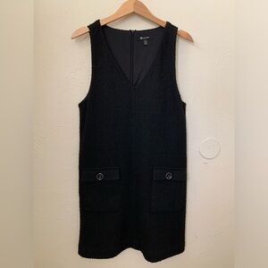 {3/$15} Versona | Black tweed shift dress